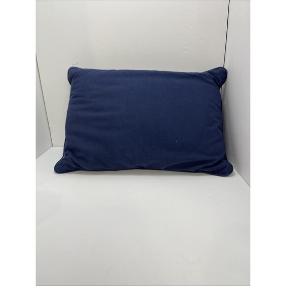 Christmas needlepoint pillow Snowman Family Winter 16” L 12” W - Picture 7 of 7